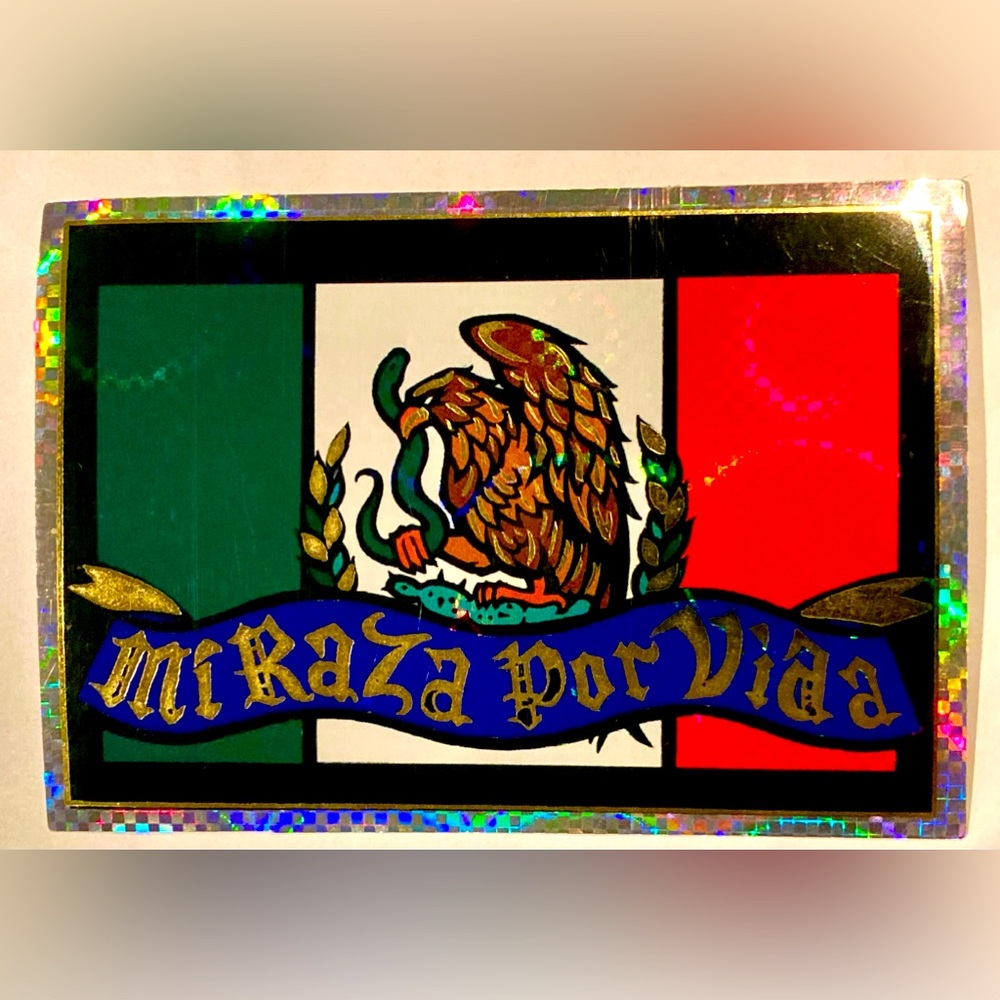 1997 Homies ‘Mr. Raza Por Vida’ Holo Sticker